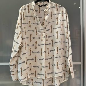 Zara patterned blouse